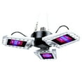 thumbnail image 1 of yeacher Adjustable E27 Socket 3-Leaf Foldable LED Grow Light with Red Blue Spectrum for Indoor Plants, 297 Beads, Waterproof, Multi-Angle Lighting, Rope Length Control, 1 of 6