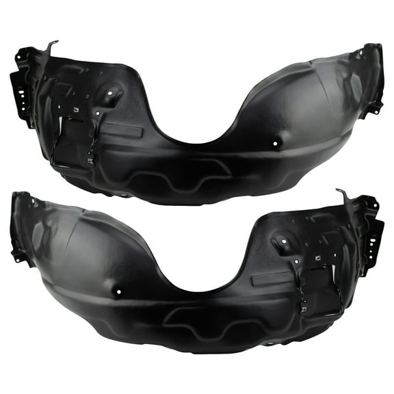 TRQ Front Inner Fender Liner Set Fits Select 2007-2009 Lexus ES350 LX1250116 LX1251116