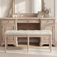 thumbnail image 6 of Costway 1 PCS 47.5” End of Bed Bench with Tufted Decoration & Antiqued Legs for Living Room, 6 of 10