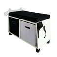 thumbnail image 2 of Turtleplay  Childrens Cow Storage Bench with Cushion, 2 of 4