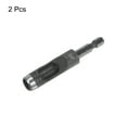 thumbnail image 3 of 2 Packs Leather Hollow Punch Hex Shank for Drills, 3/8" Dia Hole Punch for Thick Fabrics Leathercraft Working, 3 of 4