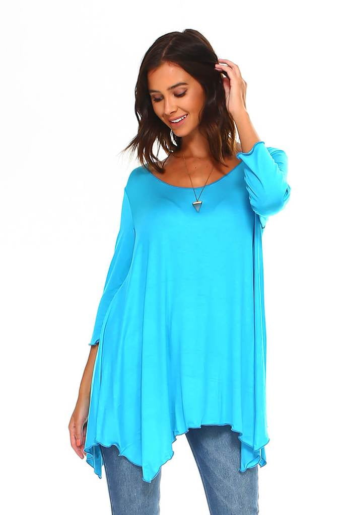 womens tunic tops 3 4 sleeve womens tunic tops 3 4 sleeve