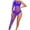 Blue, variant on Women Fishnet Lingerie Set One Piece Bodysuit With Single Sleeve Mesh Lingerie Outfit Multiple Colors Party And Special Occasions