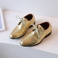thumbnail image 6 of Boys Leather Shoes Four Seasons New Pattern Simple Solid Color Stylish Adorable Lace Up Low Heel Comfortable Comfy Soft Footwear, 6 of 7