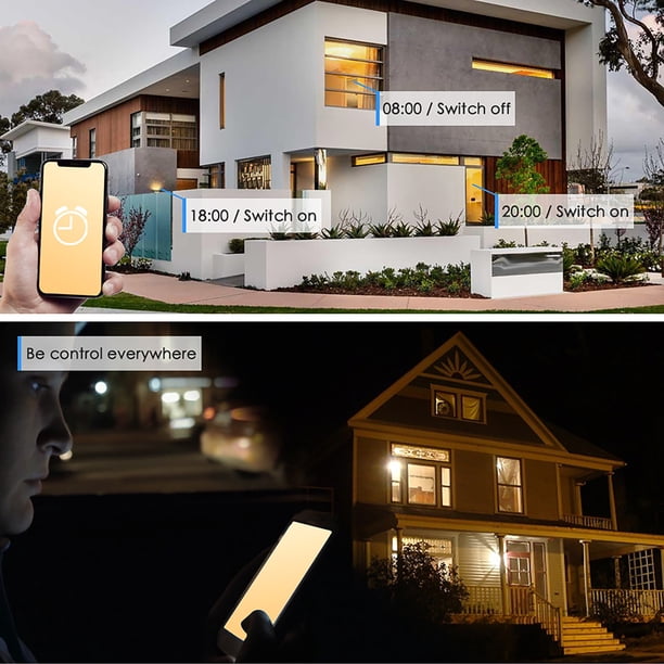 Bombilla De Luz Led Inteligente Con Wifi, Asistente De Google, Aplicación De Control De Voz, Control Remoto, Regulable, Rgbw, Bombilla Led De Varios Colores Methold HA024218-03