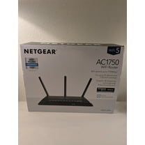 Pre-Owned NETGEAR AC1750 Dual Band Smart Wi-Fi Router, Gigabit Ethernet (R6400-100NAS)