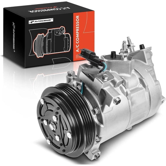 A-Premium Air Conditioner AC Compressor with Clutch Compatible with Ford Mustang 2015-2021 L4 2.3L
