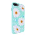 thumbnail image 1 of Funda de Diseño Doble Capa con Vidrio 9D para iPhone 7 / 8 plus Margaritas con fondo menta Selicell Funda de diseño doble capa, 1 of 2
