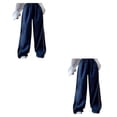 thumbnail image 1 of Sonducket Pantalón de poliéster Unisex Reemplazo Color sólido Casual Lavable Fácil de combinar Deportes Fotografía Pantalón largo Azul XXL Azul XXL 2Conjunto, 1 of 6