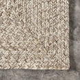 thumbnail image 4 of nuLOOM Wynn Braided Indoor/Outdoor Area Rug, 4' x 6' Oval, Tan, 4 of 4