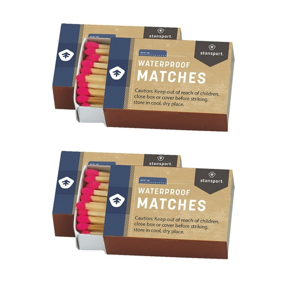 Stansport Waterproof Matches - 4 Pack
