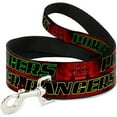 thumbnail image 1 of Buckle-Down "Power Rangers/mégazord Tête Rouge/vert/jaune/noir Laisse pour Animaux, 6'-1.5", 1 of 3