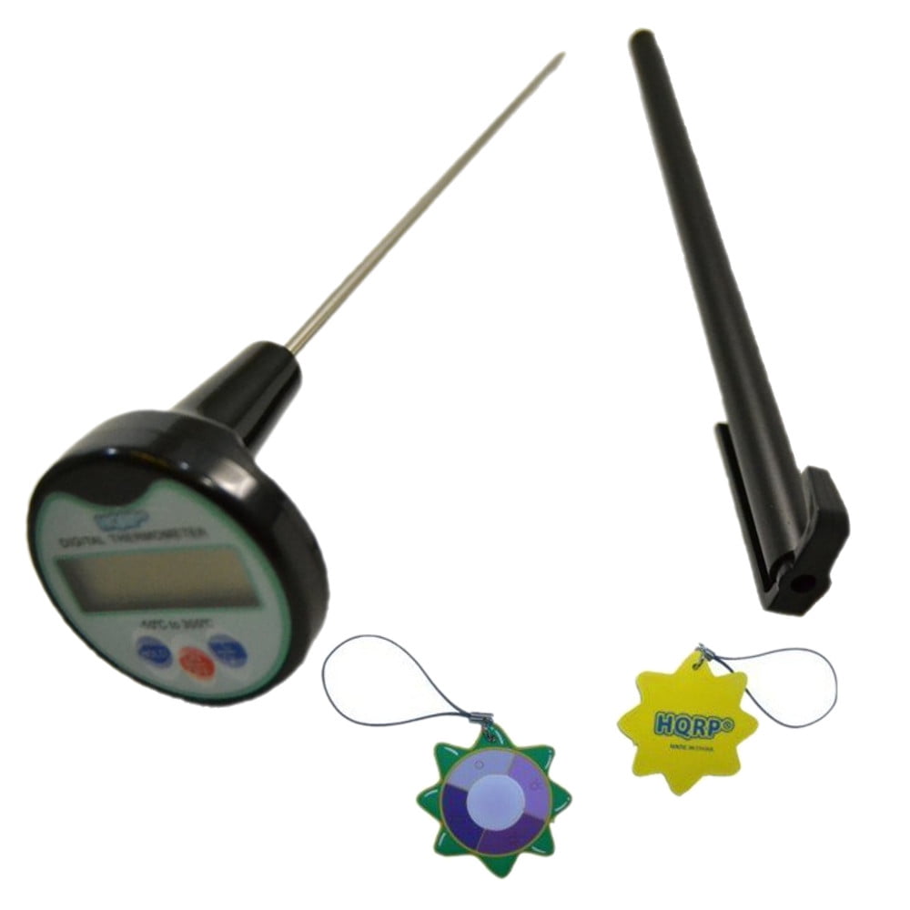 HQRP Smart Digital Cooking Thermometer for Testing the Temp of Hot and