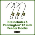 thumbnail image 4 of Pennington Black Metal Wild Bird Feeder Hook, 12 in, 3 Pack, New, 4 of 12