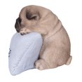 thumbnail image 2 of Accueil Objet de Décoration Pug Chien statue Bienvenue Signe Porche Décor Entrée Décor, 2 of 5