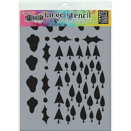 UPC: 0789541078050 | Dyan Reaveley s Dylusions Stencils 9 X12 -Tree Border