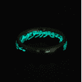 thumbnail image 2 of Anillos punk de acero inoxidable personalizados con diseño de mundo mágico y frotado con aceite para hombres y mujeres, 2 of 5