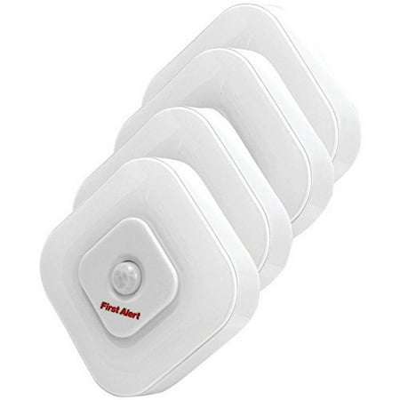 First Alert - Indoor Motion Sensor LED Lights - 4 Pack