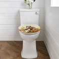 thumbnail image 2 of SEANATIVE Sunflower Horse Butterfly Toilet Seat Covers for Bathroom Easy to Clean Soft Plush Seat Fits Most Toilet Lids Soft Toilet Tank Cover Seat Covers Home Decor, 2 of 6