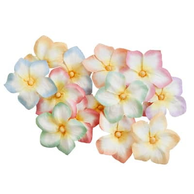 12 Packs: 14 ct. (168 total) Paper Plumeria Embellishments by Recollections