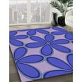 thumbnail image 2 of Ahgly Company Indoor Rectangle Patterned Crocus Purple Area Rugs, 4' x 6', 2 of 6