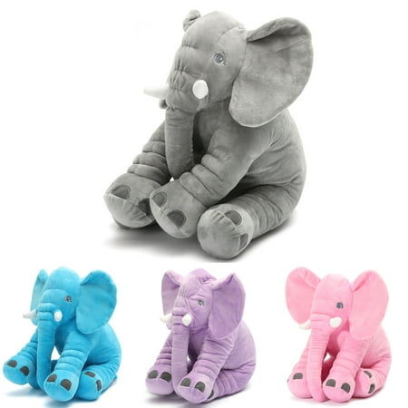 Grtsunsea Stuffed Animal Soft Cushion Baby Sleeping Soft Pillow Elephant Plush Cute Toy for Toddler Infant Kids