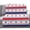 Red Blue, variant on Flannel Throw Blanket for Couch Sofa Bed,Stars Red Stripe Independence Day Blue Pentagram Soft Cozy Warm Fuzzy Blanket 60x80in