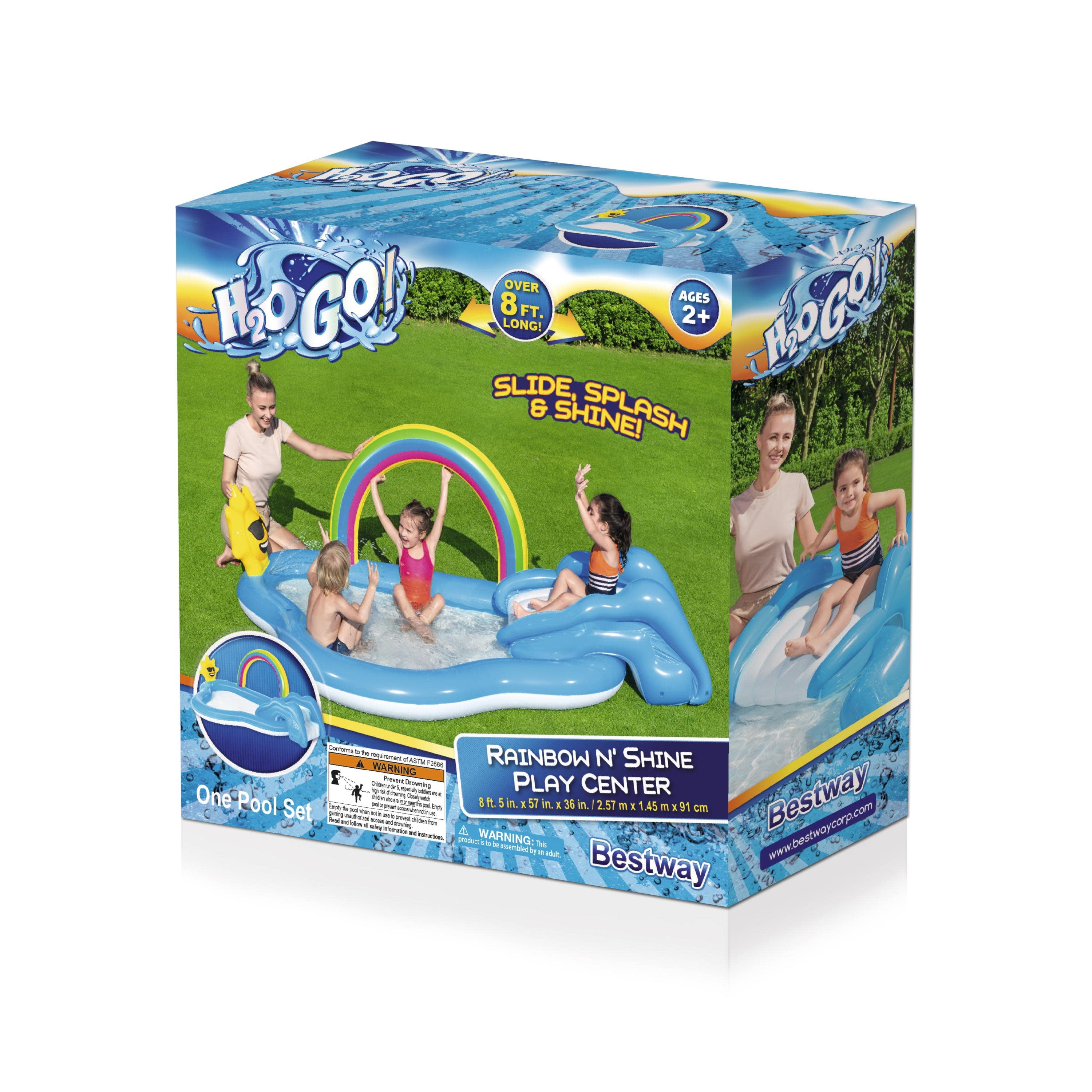 H2OGO! Rainbow ‘n Shine Inflatable Play Pool Center