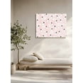thumbnail image 4 of Christmas Winter Snowman Canvas Print Wall Art Xmas Snowflakes Pink Patches Pictures Painting Morden Artwork for Living Room Bedroom, Ready to Hang - 12"x16", 4 of 6