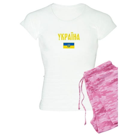 

CafePress - Ukraine Ukrainian Flag Cyrillic Pajamas - Women s Light Pajamas