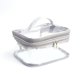 thumbnail image 1 of Clear Toiletry Makeup Bag, 2 Layer Clear Makeup Pouch For Travel Portable Makeup Organizer Bag Water-resistantgrey1pcs, 1 of 2