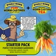 thumbnail image 2 of WIGGLE WORM Soil Builder Earthworm Castings Organic Fertilizer (15 lb) and WIGGLE WORM Castings Tea (8 Oz), 2 of 7