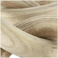 thumbnail image 4 of 20" x 5" Cream Wood 3 Link Chain Sculpture with Natural Wood Grain, by DecMode, 4 of 8