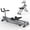 Grey + ABS+Steel, variant on 3-in-1 Spine Twist Stretcher, Stair Stepper & Waist Trainer, Adjustable Back Stretcher Machine for Lower Back Exercise, Core Activation & Full-Body Workout,Black+Red