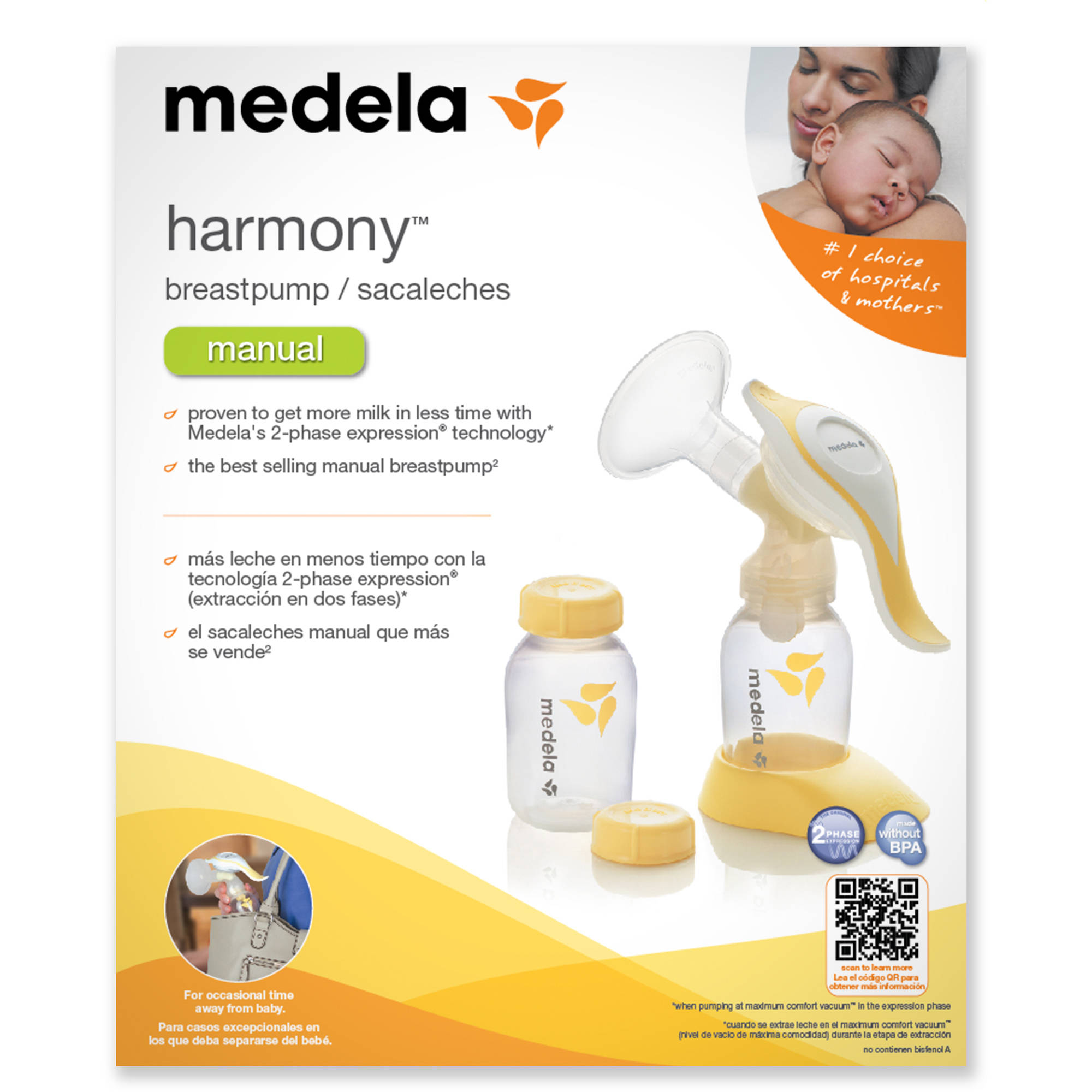Medela Harmony Manual Breast Pump 1 Count - image 4 of 6