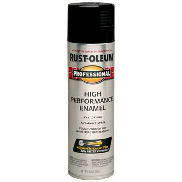 Fast Dry Professional 15 Oz Gloss Black Spray Enamel Paint - Walmart 