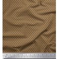 thumbnail image 1 of Soimoi Modal Satin Fabric Honeycomb Geometric Print Fabric by The Yard 42 Inch Wide, 1 of 2