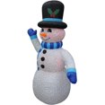 thumbnail image 2 of Inflable Muñeco de Nieve 6 pies con Luces LED Multicolor Estacas Correas y Soplador Decoración Navideña BZB Goods BZB-86868667, 2 of 2