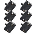thumbnail image 1 of 6 Pack Normally Closed Door Switch for Closet Cabinet Light, LED Electrical Lamp Push Button, 1 of 5