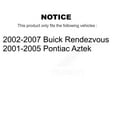 thumbnail image 2 of Transit Auto Front Complete Suspension Shocks Strut and Coil Spring Mount Assemblies Pair for Car Buick Rendezvous Pontiac Aztek - Left Right Side (Driver Passenger) K78A-100036, 2 of 2