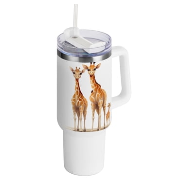 Leak-proof 40 oz Tumbler with Handle and Carrier Bag, Spill-proof