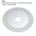 thumbnail image 5 of Uxcell 100mm x 15mm Vacuum Brazed Diamond Tile Cutting Disc Cut-Off Wheel 2 Pack, 5 of 5