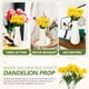 thumbnail image 5 of 10pcs decoración artificial de diente de león realista flores de diente de león falsas flores falsas, 5 of 8