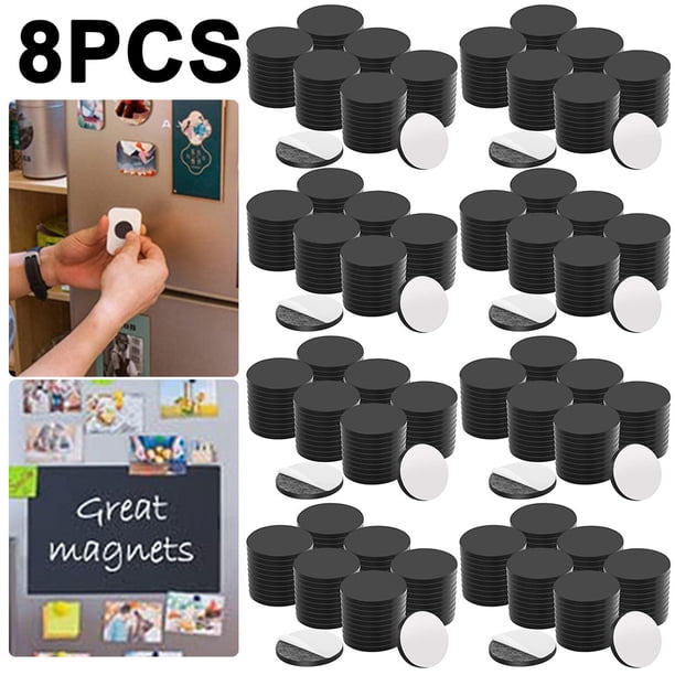 Likrtyny Discos Magnéticos Redondos Multiusos para Nevera DIY Building Craft Offi(50pcs)
