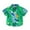 Green, variant on WOYY Toddler Boys Button-Up Shirt Cartoon Print Short Sleeve Beach Summer Shirt for Kids