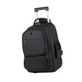 thumbnail image 3 of yuksok Large Capacity Rolling Backpack Travel Rolling Rucksack for Women Men Adults black, 3 of 9