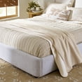 thumbnail image 5 of Better Homes & Gardens Ultra Soft Bonded Plush Bed Blanket, Vanilla, Full/Queen, 90 x 92 in, 5 of 7