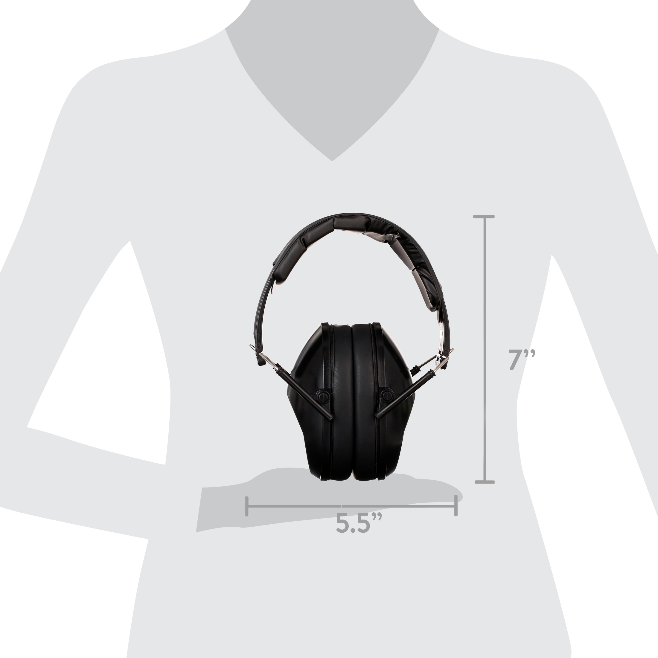 Walker's Game Ear Pro Low-Profile Folding Muff, 31 dB NRR photo 6