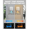 thumbnail image 2 of 1800W Commercial Hand Dryers, Automatic High Speed Hand Dryer Machine with Auto-Infrared Sensor&Smart Temp Control, Air Wiper Compact Hand Dryer for Home, Bathrooms, Restaurants, Hotels, White, 2 of 11