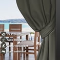 thumbnail image 3 of Kimunuk Outdoor Replacement Curtains for 12' X 14' Gazebo, Waterproof 4-Panels Grey Gazebo Universal Privacy Sidewall Curtains with Zipper for Patio Garden Backyard, Curtain Only, 3 of 8